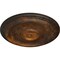 Ekena Millwork Traditional Ceiling Medallion (Fits Canopies up to 2 3/4"), Hand-Painted Rust, 12"OD x 1"P CM12TRRUS - alternate 2